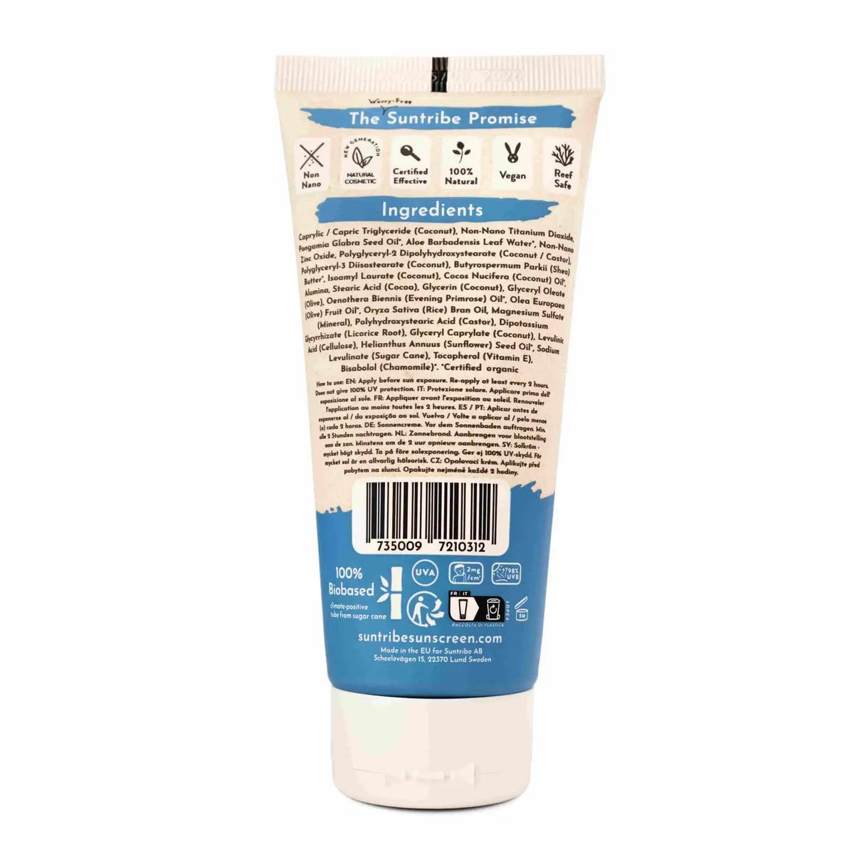 Suntribe SPF50 Active Natural Mineral Sunscreen