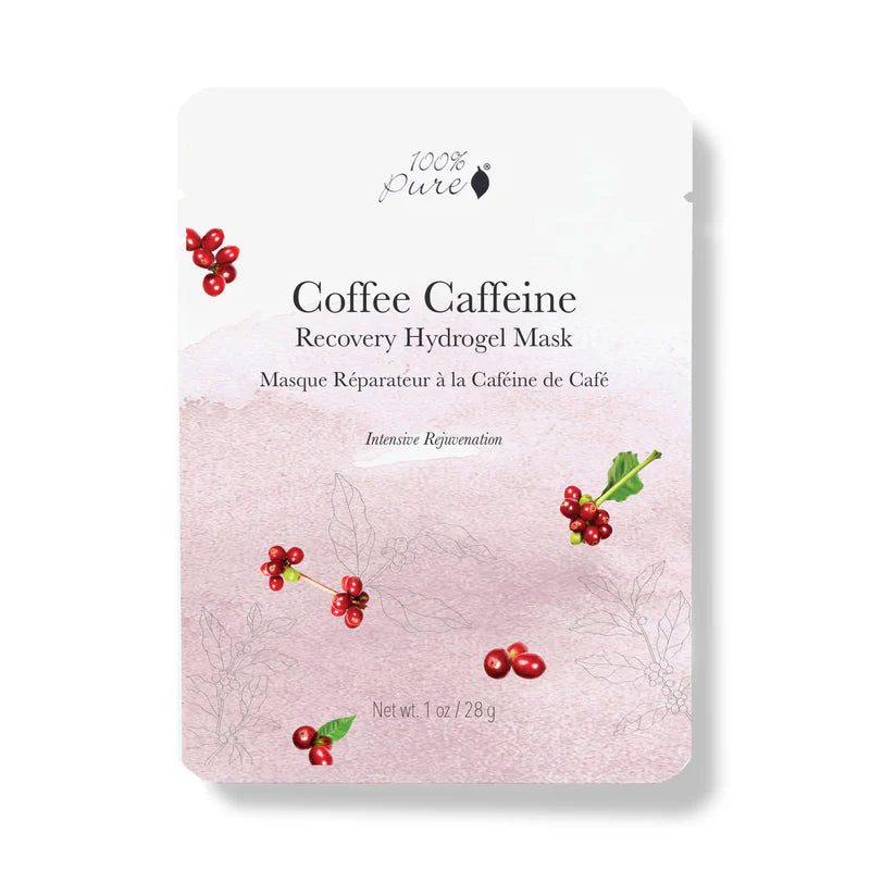 Coffee Recovery Hydrogel Mask Fra 100% Pure