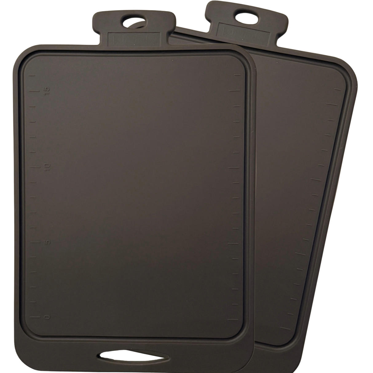 2-Pack Skjærebrett i Silikon fra Moon - Deep Chocolate