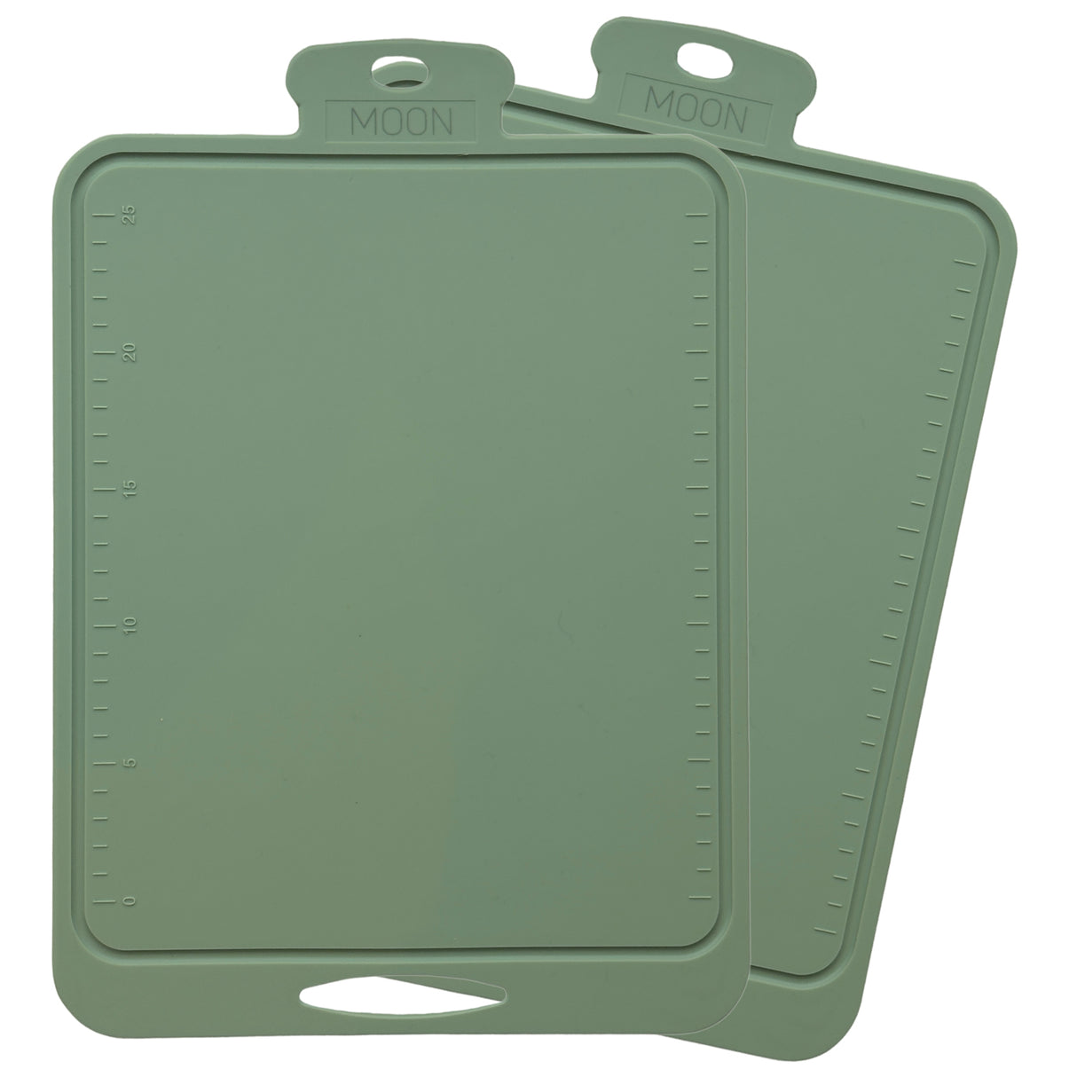 2-Pack Skjærebrett i Silikon fra Moon - Minty Green