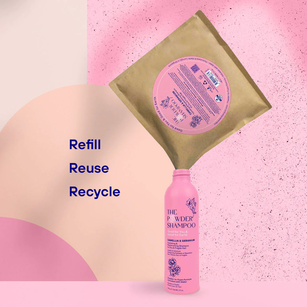 Pulvershampoo for Tørt og Skadet hår fra The Powder Shampoo