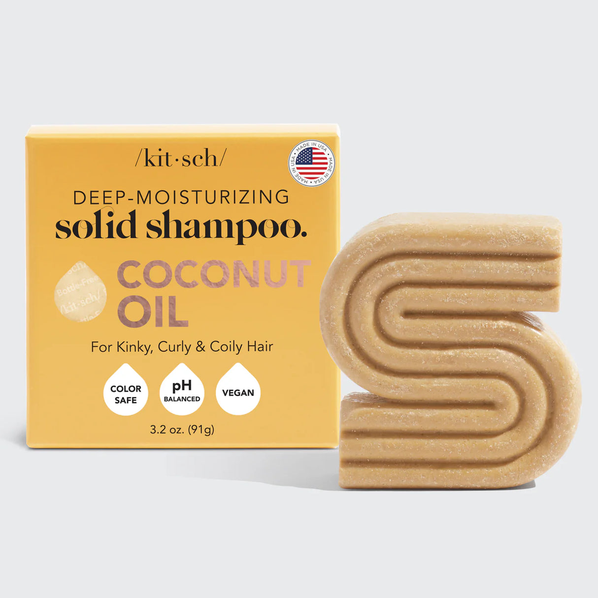 Kitsch Coconut Oil Shampoo bar for Tørt og Skadet hår