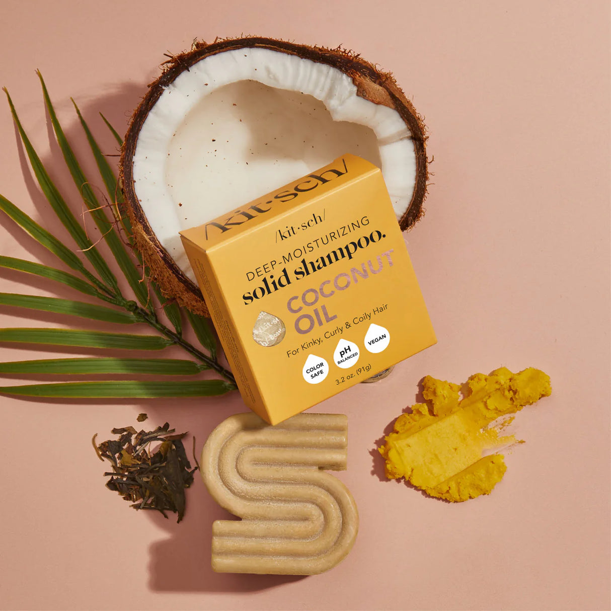 Kitsch Coconut Oil Shampoo bar for Tørt og Skadet hår