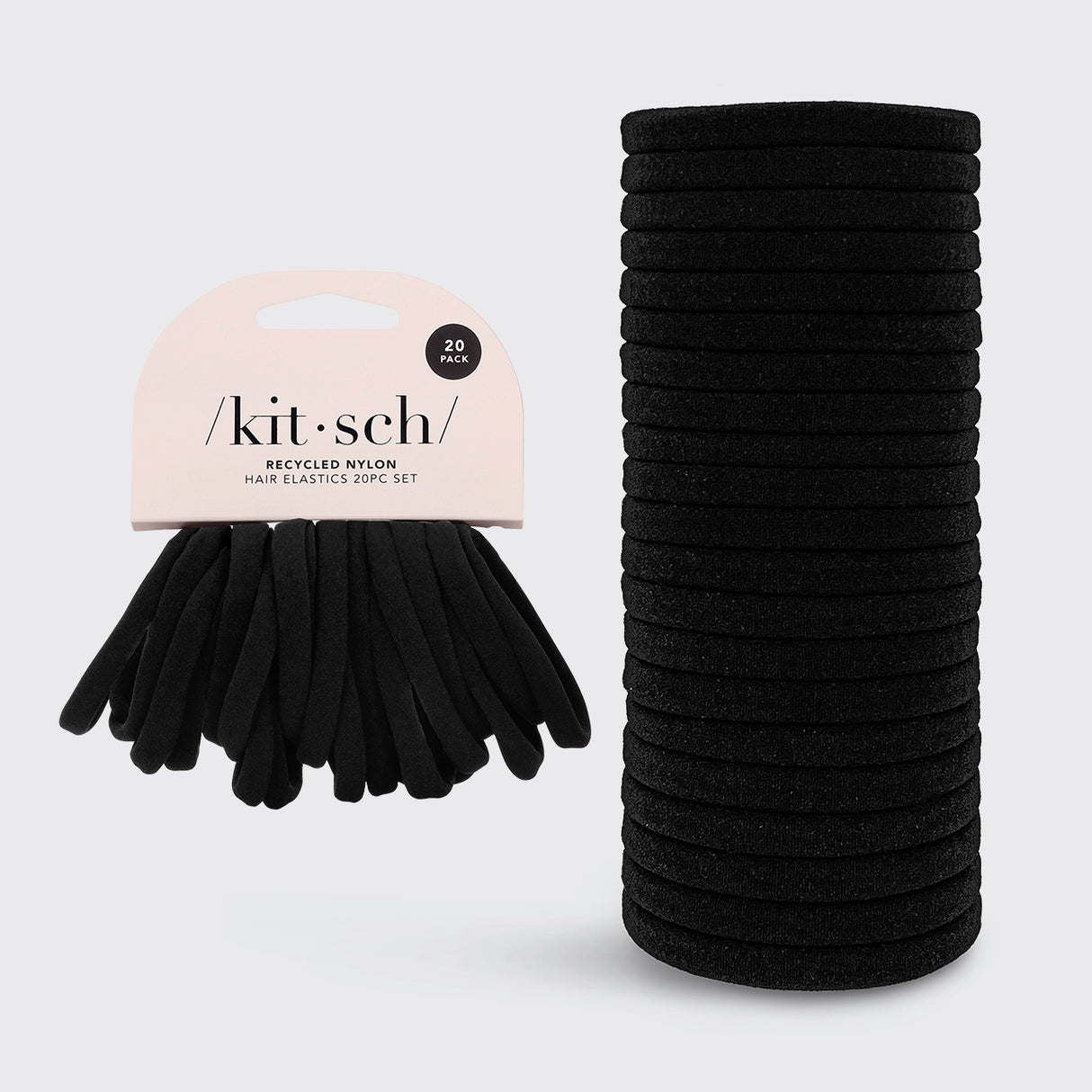 Kitsch Eco-Friendly Nylon Hårstrikker 20 stk