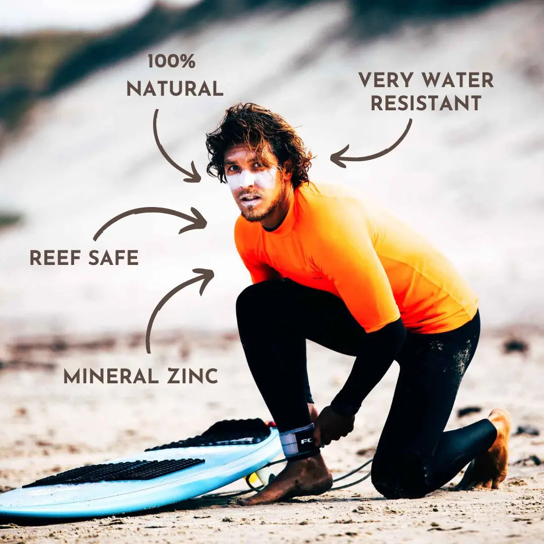 Suntribe SPF50 Natural Mineral Face & Sport Zinc Sunscreen