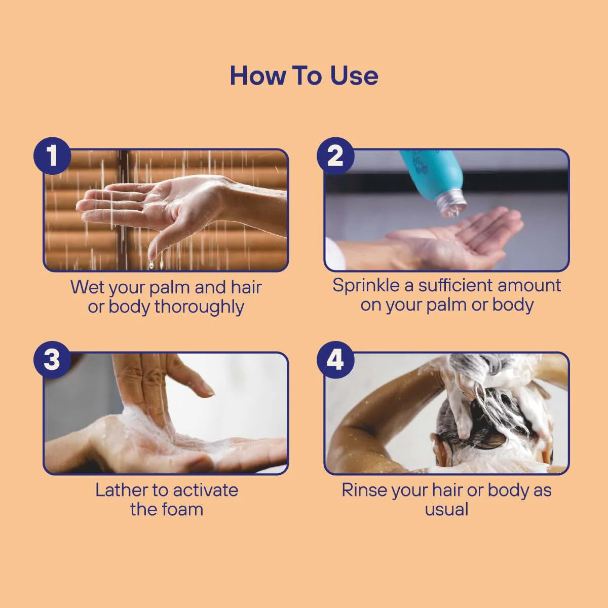 Pulvershampoo Refill for ekstra sensitiv hodebunn fra The Powder Shampoo