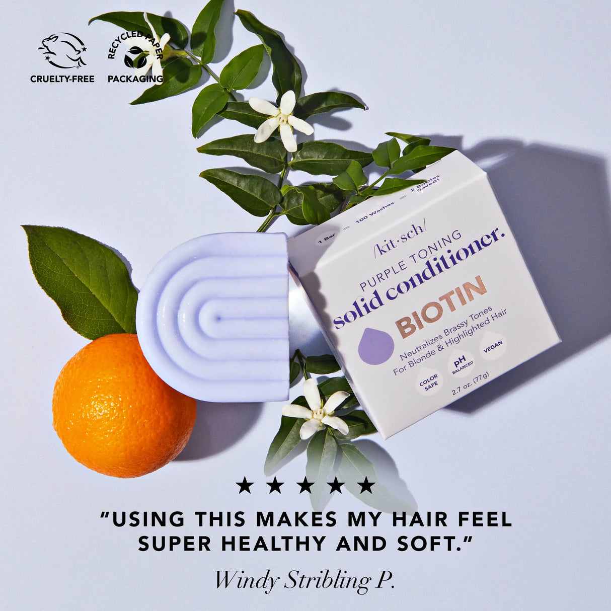 Kitsch Purple Toning Solid Conditioner Bar