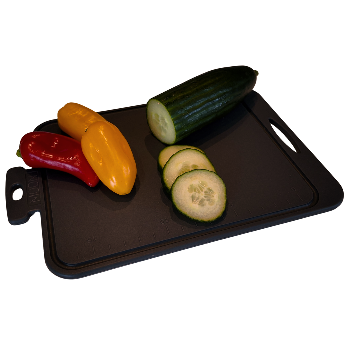 Mini Skjærebrett i Silikon fra Moon - Deep Chocolate