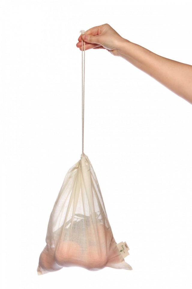 Økologiske Frukt-, Grønnsaksposer & Brødpose - 3-pakning