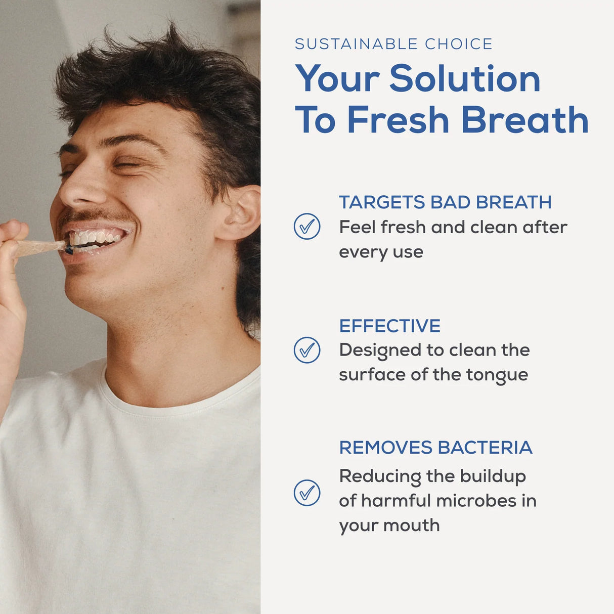 Tungebørste i bøk fra Georganics