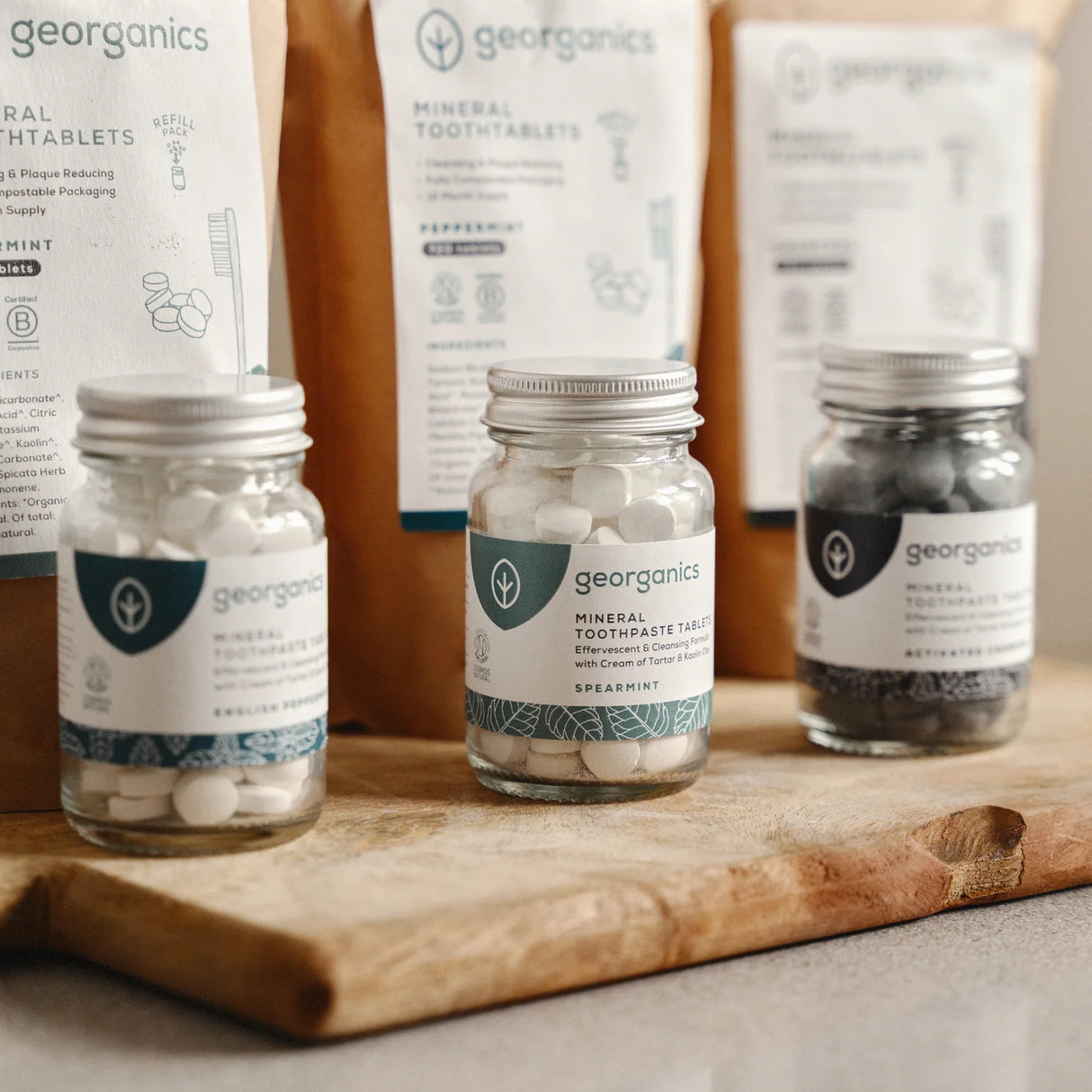 Spearmint Munnskyllevann-180stk fra Georganics