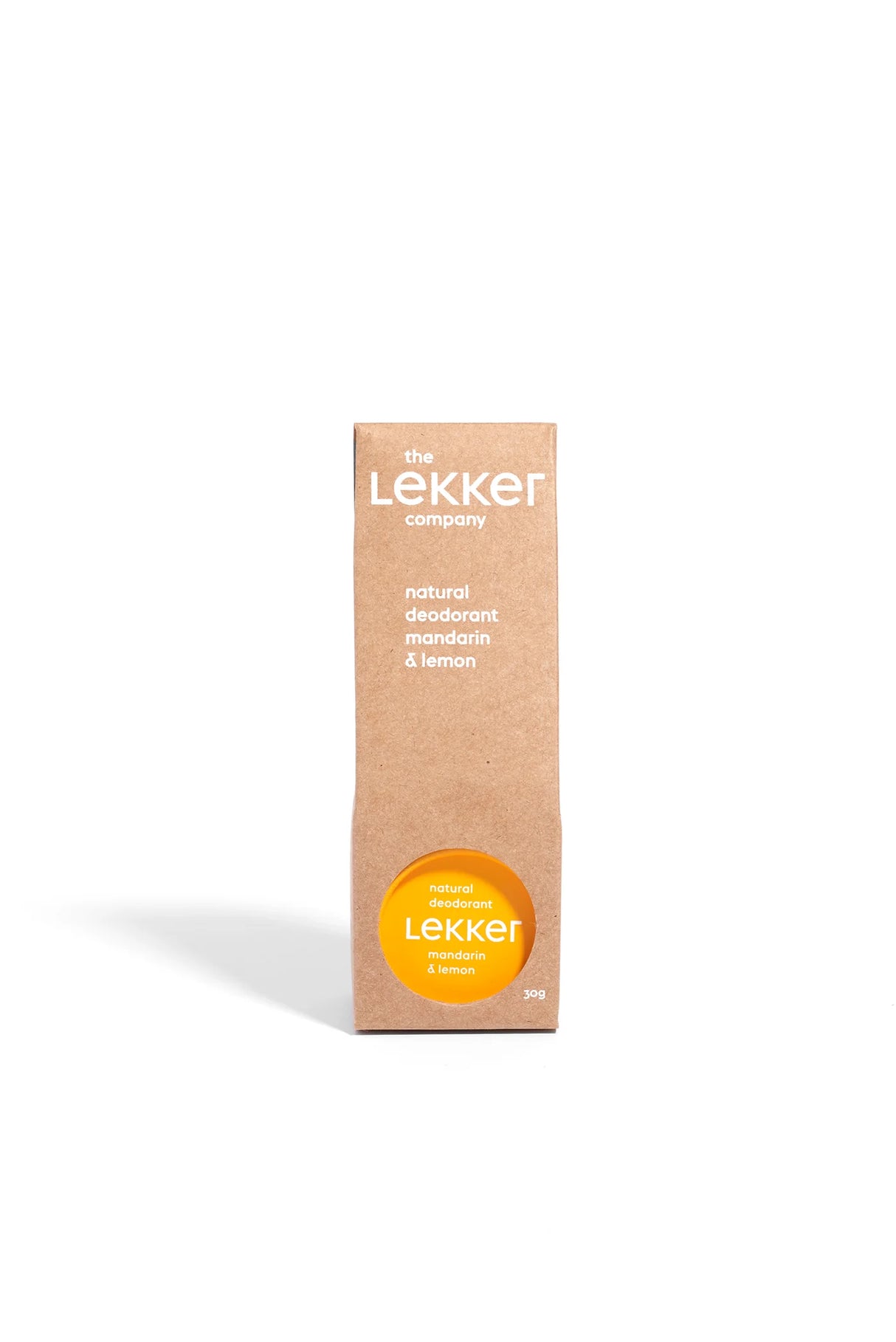 Naturlig Deodorant Mandarin og Sitron fra The Lekker Company