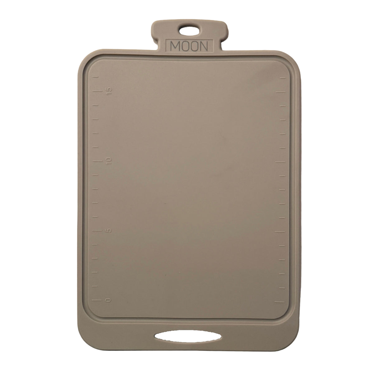 Mini Skjærebrett i Silikon fra Moon - Leafy Beige