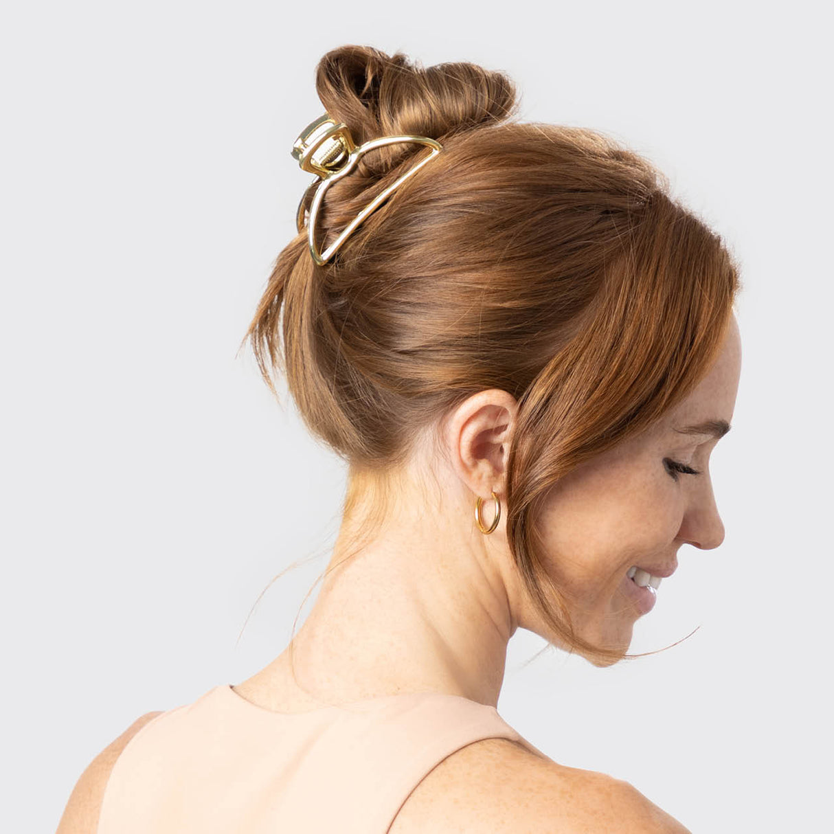 Kitsch Open Shape Hårklype - Gull