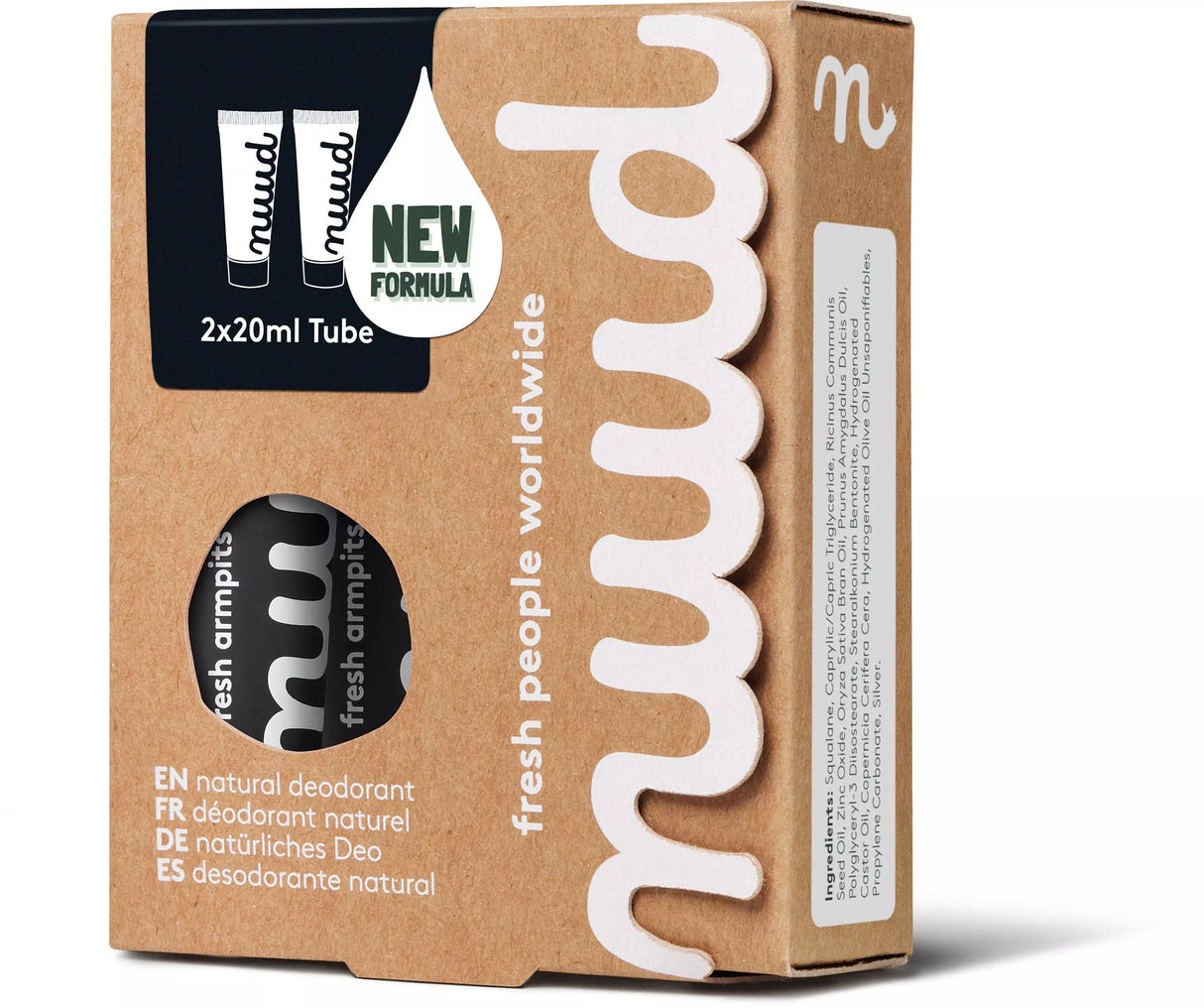 Nuud Vegan Deodorant - Smarter Pack Black