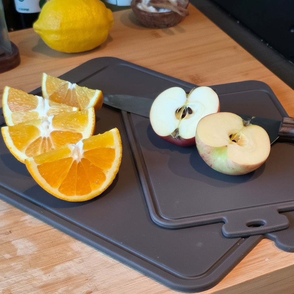 Mini Skjærebrett i Silikon fra Moon - Deep Chocolate