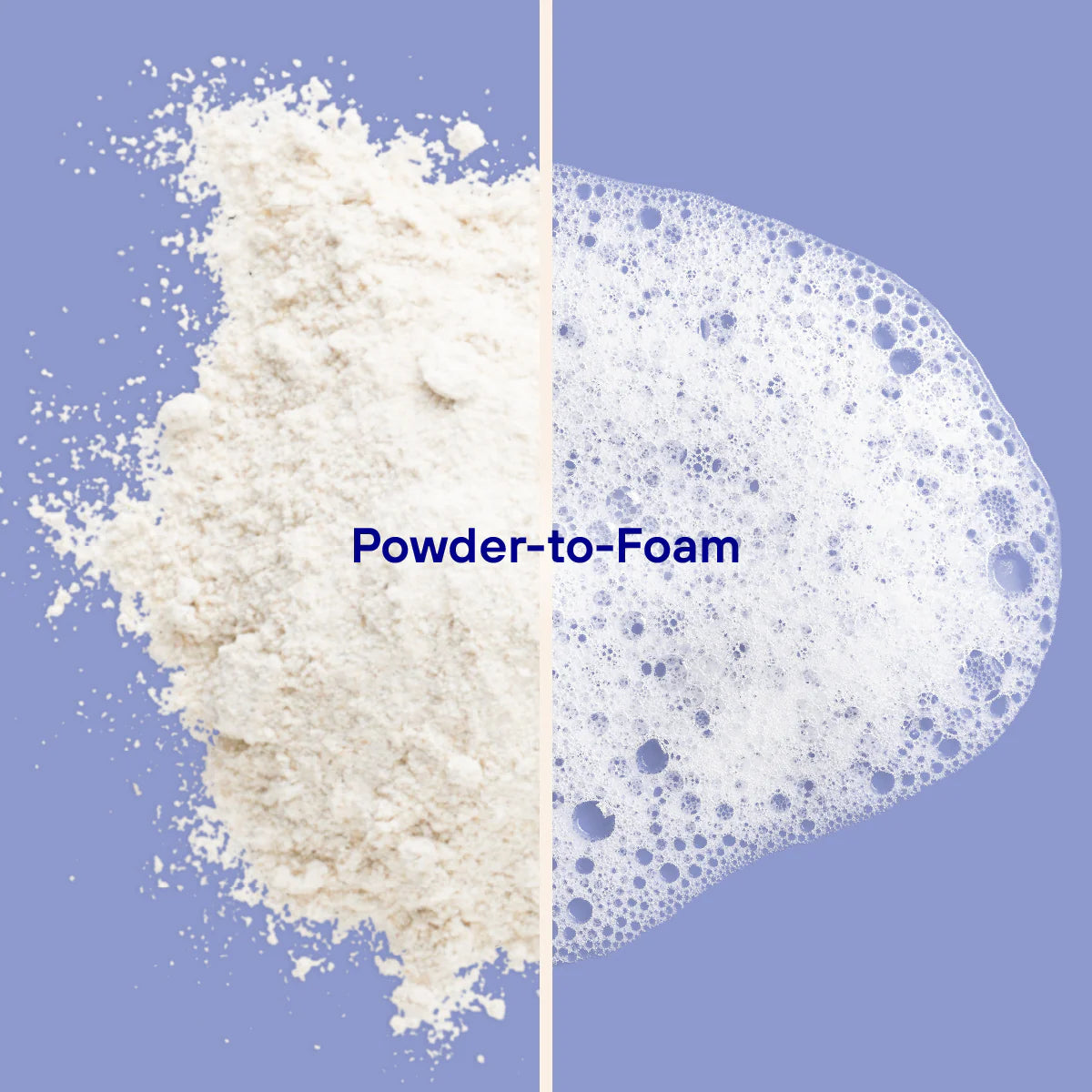 Mini-bodywash pulver med duften av Lavendel & Kamille fra The Powder Shampoo