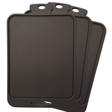 3-Pack Skjærebrett i Silikon fra Moon - Deep Chocolate