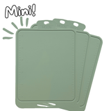 3-Pack Mini Skjærebrett i Silikon fra Moon - Minty Green
