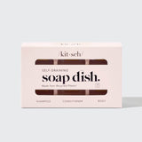 Kitsch Self-Draining Soap Dish Rosa