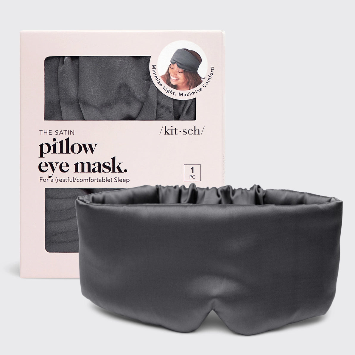 Kitsch Øyemaske i Polyester Sateng