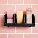 Kitsch Self-Draining Soap Dish Svart