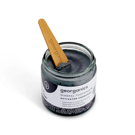 Charcoal Mineral Tannkrem fra Georganics